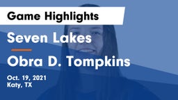 Seven Lakes  vs Obra D. Tompkins  Game Highlights - Oct. 19, 2021