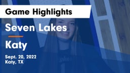 Seven Lakes  vs Katy  Game Highlights - Sept. 20, 2022