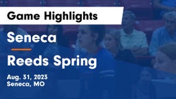 Seneca  vs Reeds Spring  Game Highlights - Aug. 31, 2023
