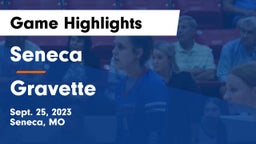 Seneca  vs Gravette  Game Highlights - Sept. 25, 2023