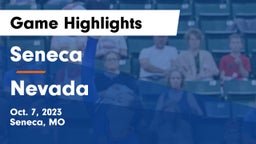 Seneca  vs Nevada  Game Highlights - Oct. 7, 2023