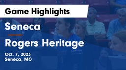Seneca  vs Rogers Heritage  Game Highlights - Oct. 7, 2023
