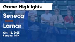 Seneca  vs Lamar  Game Highlights - Oct. 10, 2023