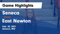Seneca  vs East Newton  Game Highlights - Feb. 20, 2021