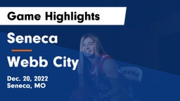 Seneca  vs Webb City  Game Highlights - Dec. 20, 2022