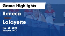 Seneca  vs Lafayette  Game Highlights - Jan. 20, 2023