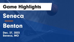 Seneca  vs Benton  Game Highlights - Dec. 27, 2023