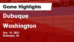 Dubuque  vs Washington  Game Highlights - Jan. 19, 2021