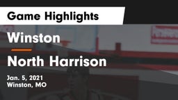 Winston  vs North Harrison Game Highlights - Jan. 5, 2021