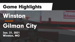 Winston  vs Gilman City Game Highlights - Jan. 21, 2021