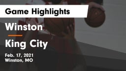 Winston  vs King City  Game Highlights - Feb. 17, 2021