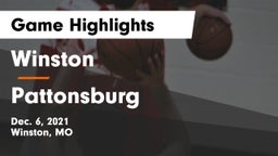 Winston  vs Pattonsburg  Game Highlights - Dec. 6, 2021