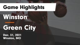 Winston  vs Green City   Game Highlights - Dec. 31, 2021