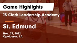 JS Clark Leadership Academy  vs St. Edmund  Game Highlights - Nov. 23, 2022
