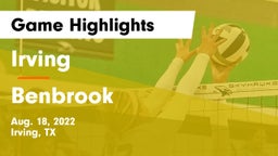 Irving  vs Benbrook  Game Highlights - Aug. 18, 2022