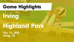 Irving  vs Highland Park  Game Highlights - Oct. 13, 2023