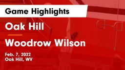 Oak Hill  vs Woodrow Wilson  Game Highlights - Feb. 7, 2022