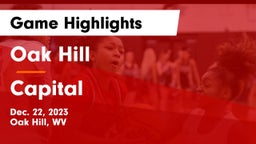 Oak Hill  vs Capital  Game Highlights - Dec. 22, 2023