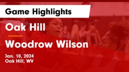 Oak Hill  vs Woodrow Wilson  Game Highlights - Jan. 10, 2024