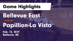 Bellevue East  vs Papillion-La Vista  Game Highlights - Feb. 12, 2019