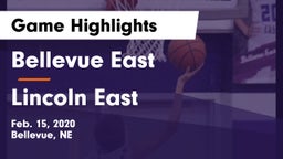 Bellevue East  vs Lincoln East  Game Highlights - Feb. 15, 2020