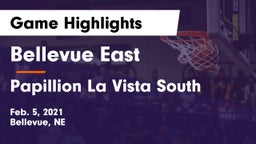 Bellevue East  vs Papillion La Vista South  Game Highlights - Feb. 5, 2021