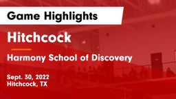 Hitchcock  vs Harmony School of Discovery Game Highlights - Sept. 30, 2022