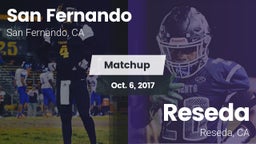 Matchup: San Fernando High vs. Reseda  2017