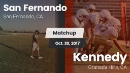 Matchup: San Fernando High vs. Kennedy  2017