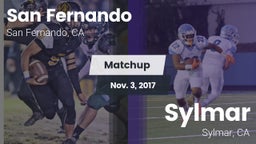 Matchup: San Fernando High vs. Sylmar  2017