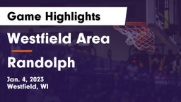 Westfield Area  vs Randolph  Game Highlights - Jan. 4, 2023