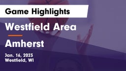 Westfield Area  vs Amherst  Game Highlights - Jan. 16, 2023