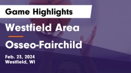 Westfield Area  vs Osseo-Fairchild  Game Highlights - Feb. 23, 2024