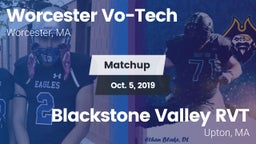 Matchup: Worcester Vo-Tech vs. Blackstone Valley RVT  2019