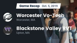 Recap: Worcester Vo-Tech  vs. Blackstone Valley RVT  2019