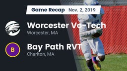 Recap: Worcester Vo-Tech  vs. Bay Path RVT  2019