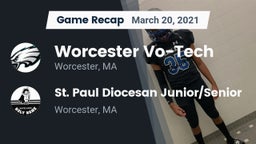 Recap: Worcester Vo-Tech  vs. St. Paul Diocesan Junior/Senior  2021