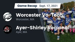Recap: Worcester Vo-Tech  vs. Ayer-Shirley Regional  2021
