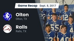 Recap: Olton  vs. Ralls  2017