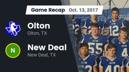 Recap: Olton  vs. New Deal  2017