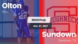 Matchup: Olton  vs. Sundown  2017