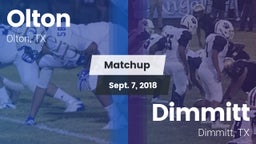 Matchup: Olton  vs. Dimmitt  2018
