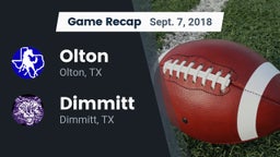 Recap: Olton  vs. Dimmitt  2018