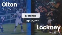 Matchup: Olton  vs. Lockney  2018