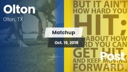 Matchup: Olton  vs. Post  2018