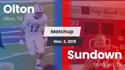 Matchup: Olton  vs. Sundown  2018