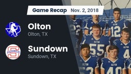 Recap: Olton  vs. Sundown  2018