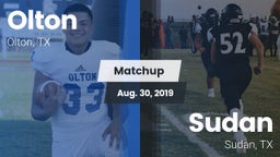 Matchup: Olton  vs. Sudan  2019