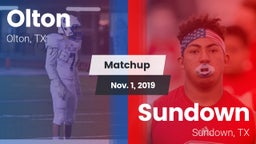 Matchup: Olton  vs. Sundown  2019