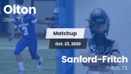 Matchup: Olton  vs. Sanford-Fritch  2020